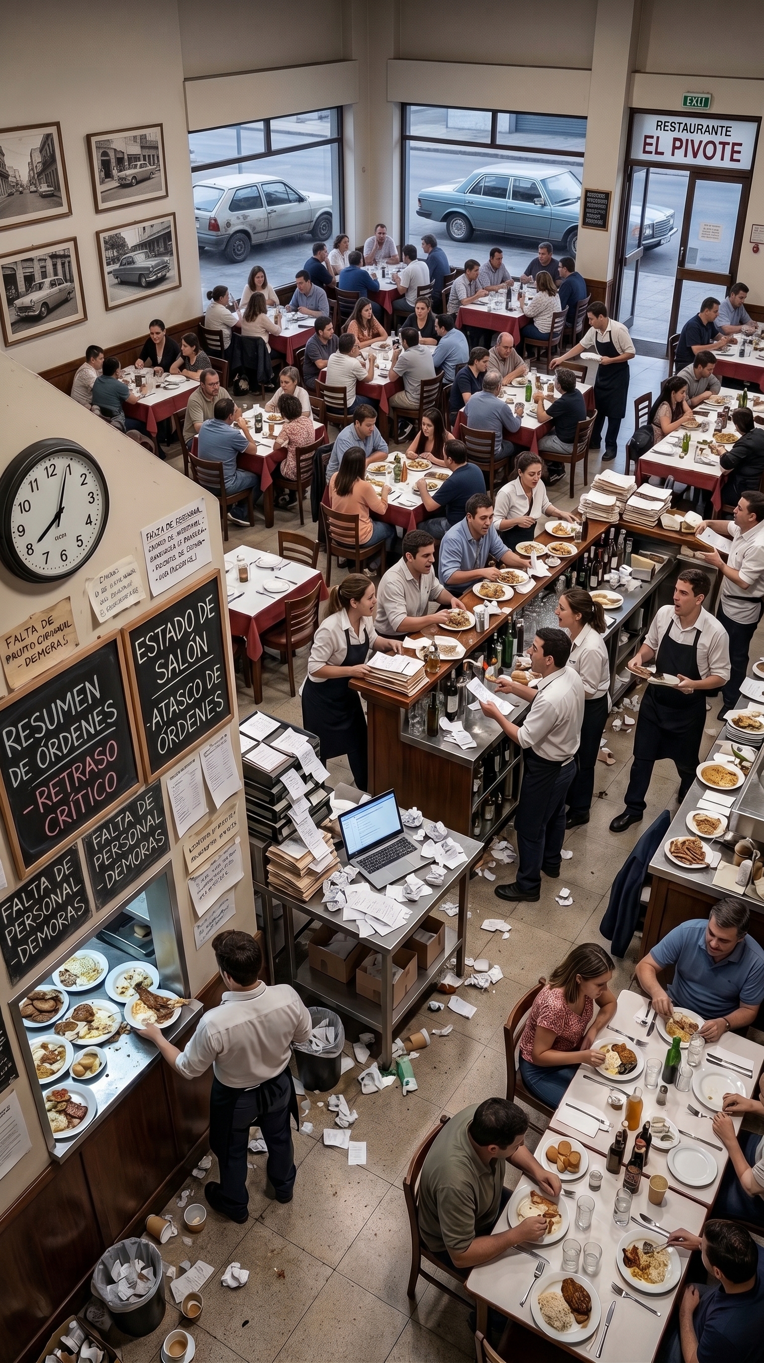 Agotamiento del Encargado y Jefe de Cocina